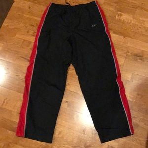 Nike Sweatpants Black w/Red Stripe